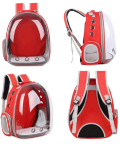 حقيبة الظهر الشفافة للقطط